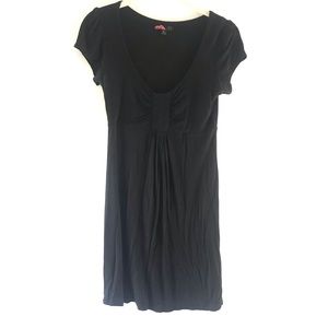 Black T-shirt dress
